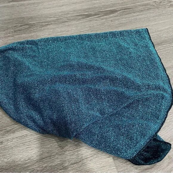 ASOS glitter  blue swim cover up glitter sparkle - Picture 5 of 7